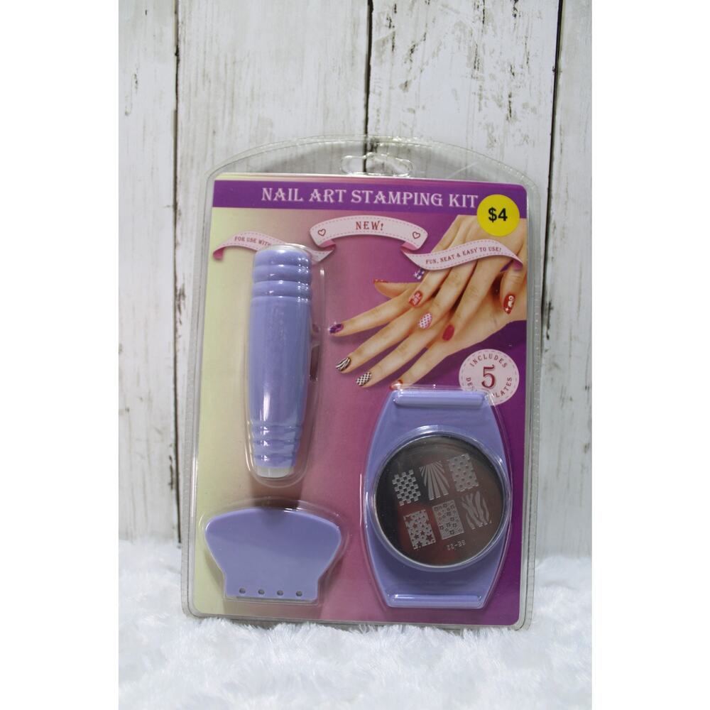 Nail art stamping kit. Include 5 Pre Designs Plates